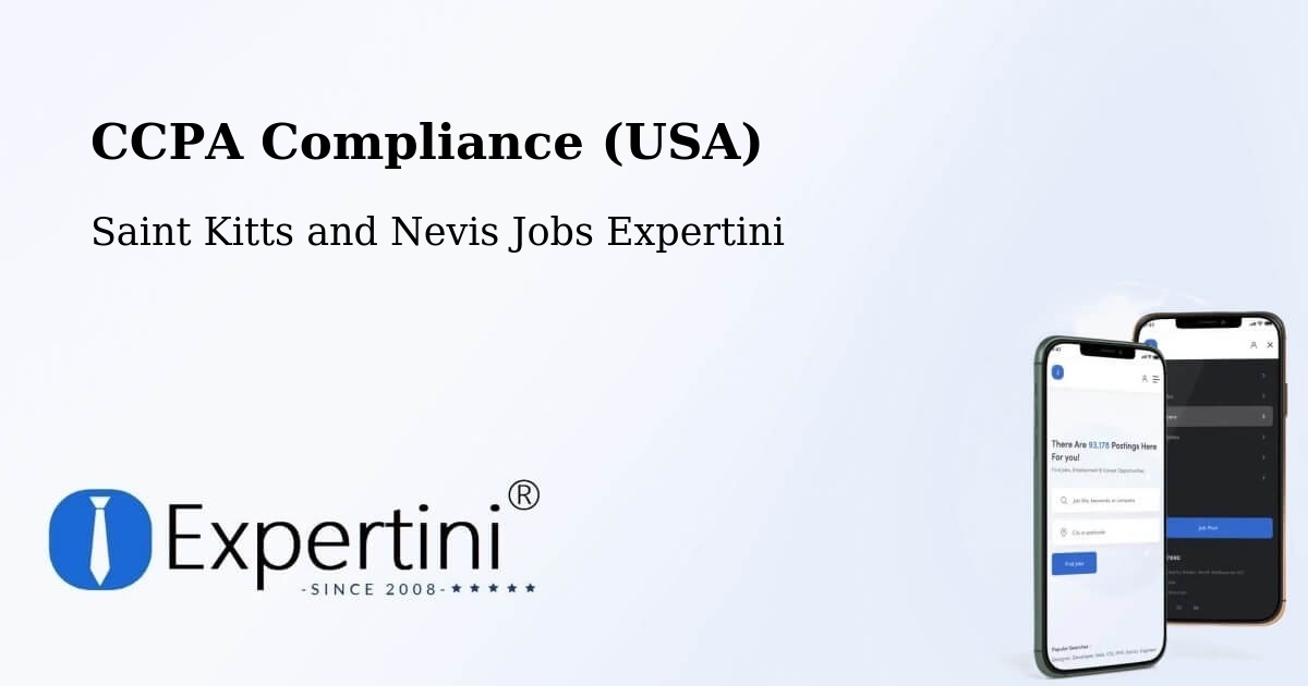 CCPA Privacy Rights & Compliance Notice – Saint Kitts and Nevis - Saint Kitts and Nevis Jobs Expertini