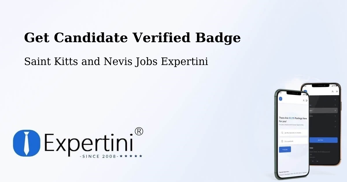 Get Candidate Verified Badge - Saint Kitts and Nevis Jobs Expertini