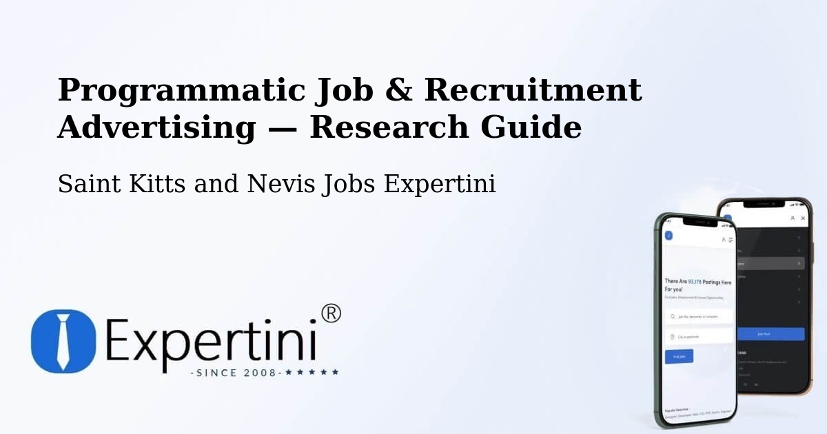 Programmatic Job & Recruitment Advertising — Research Guide – Saint Kitts and Nevis